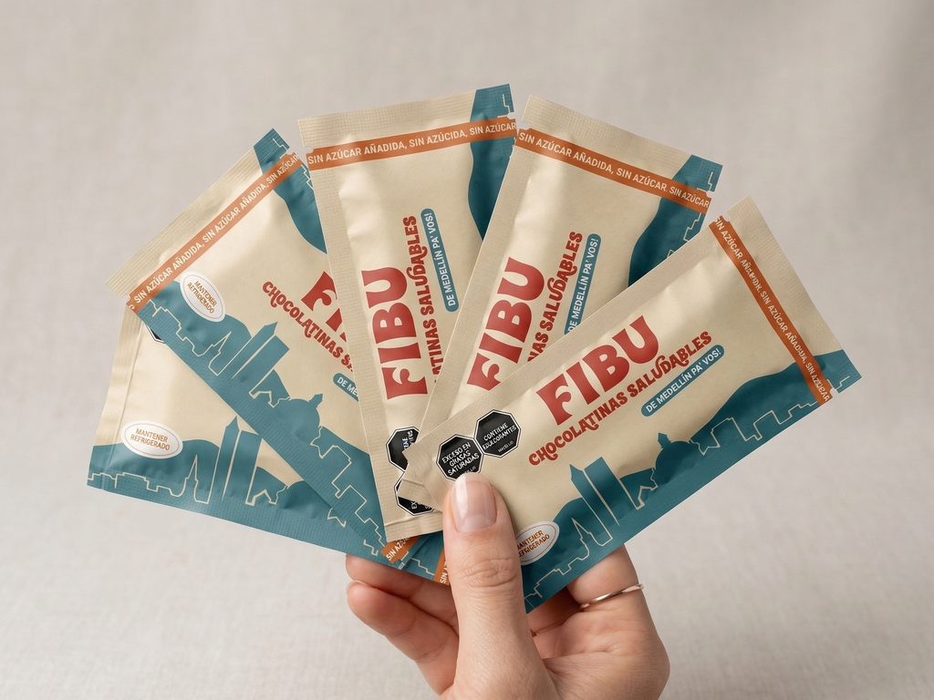 Chocolatinas Saludables FIBU - Caja x 12 Unidades