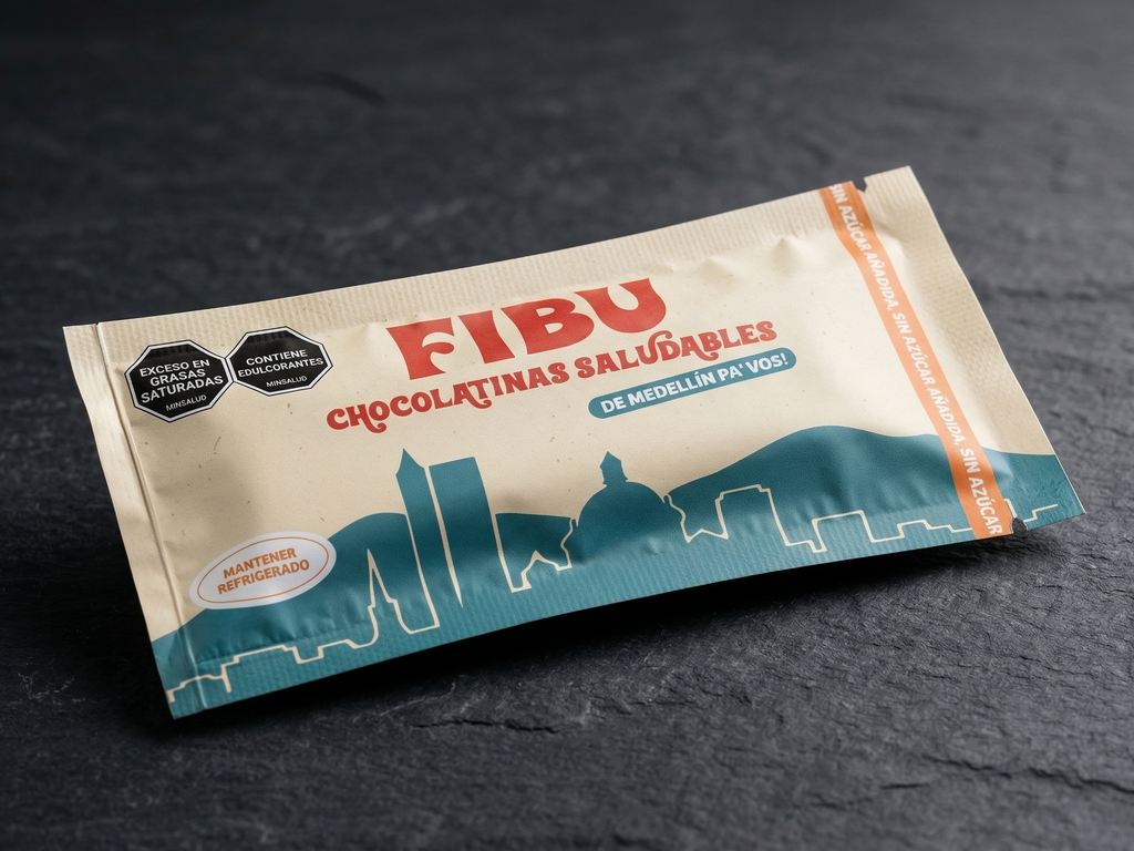 Chocolatinas Saludables FIBU - Caja x 12 Unidades