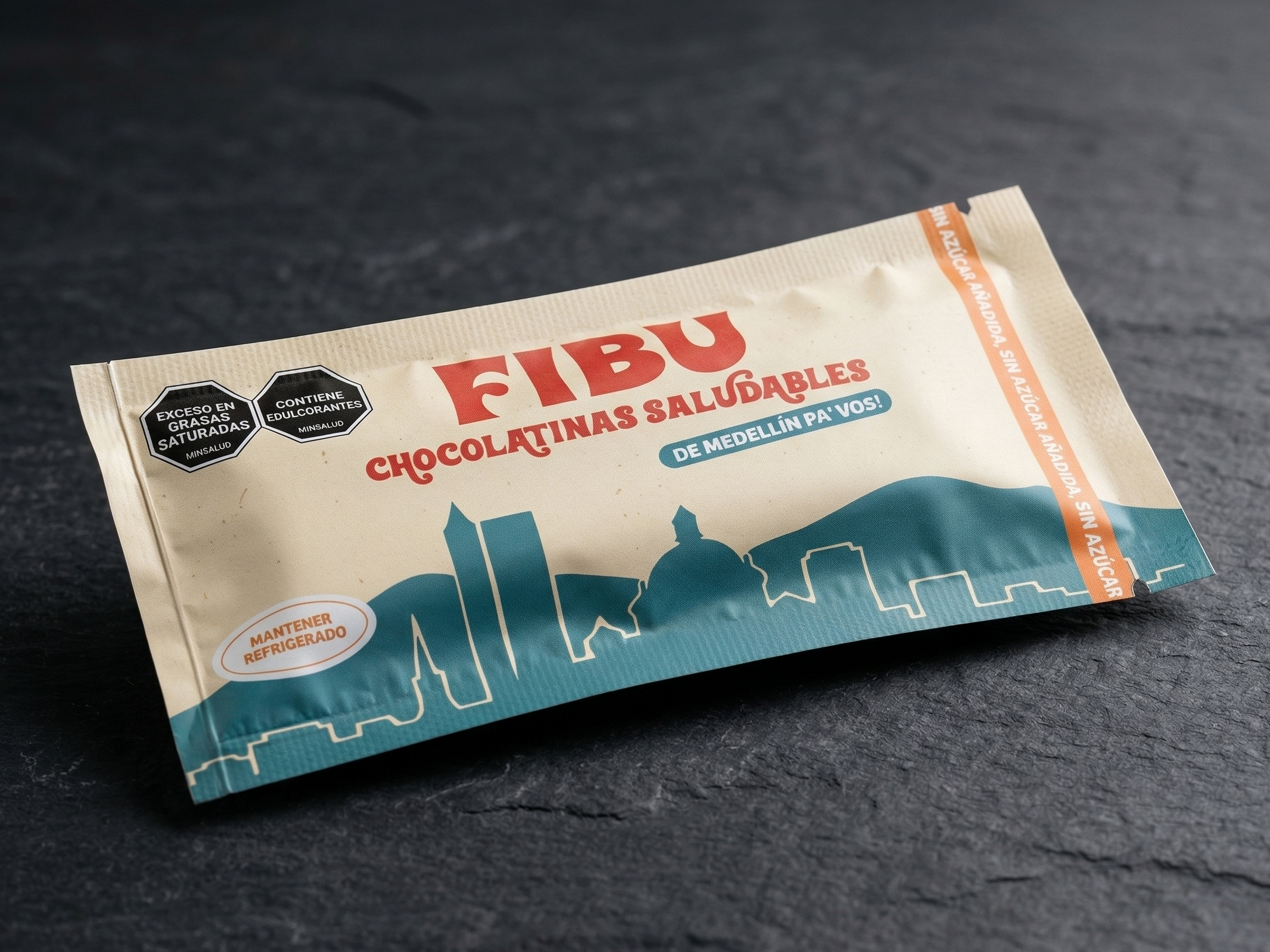 Chocolatinas Saludables FIBU - Caja x 6 Unidades